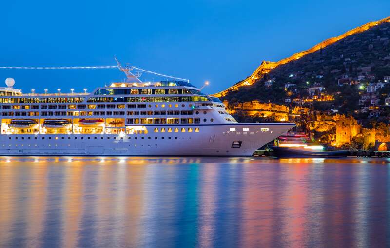 Cruise ship in Turkey